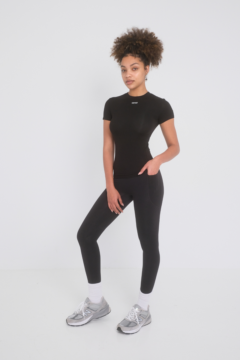 Sculpt Tee - Black