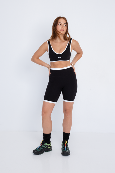 Puffer Quilt Vest - Black