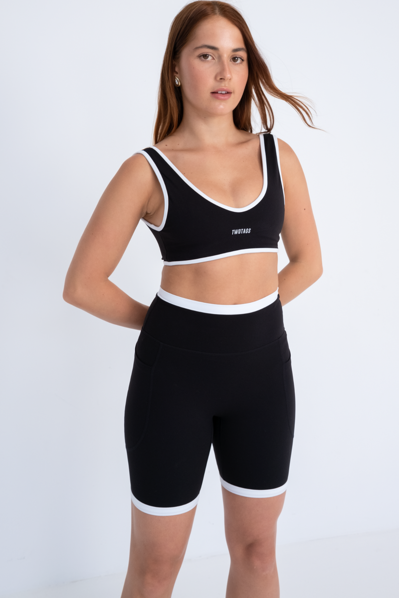 Alpine Pocket Biker Shorts - Contrast