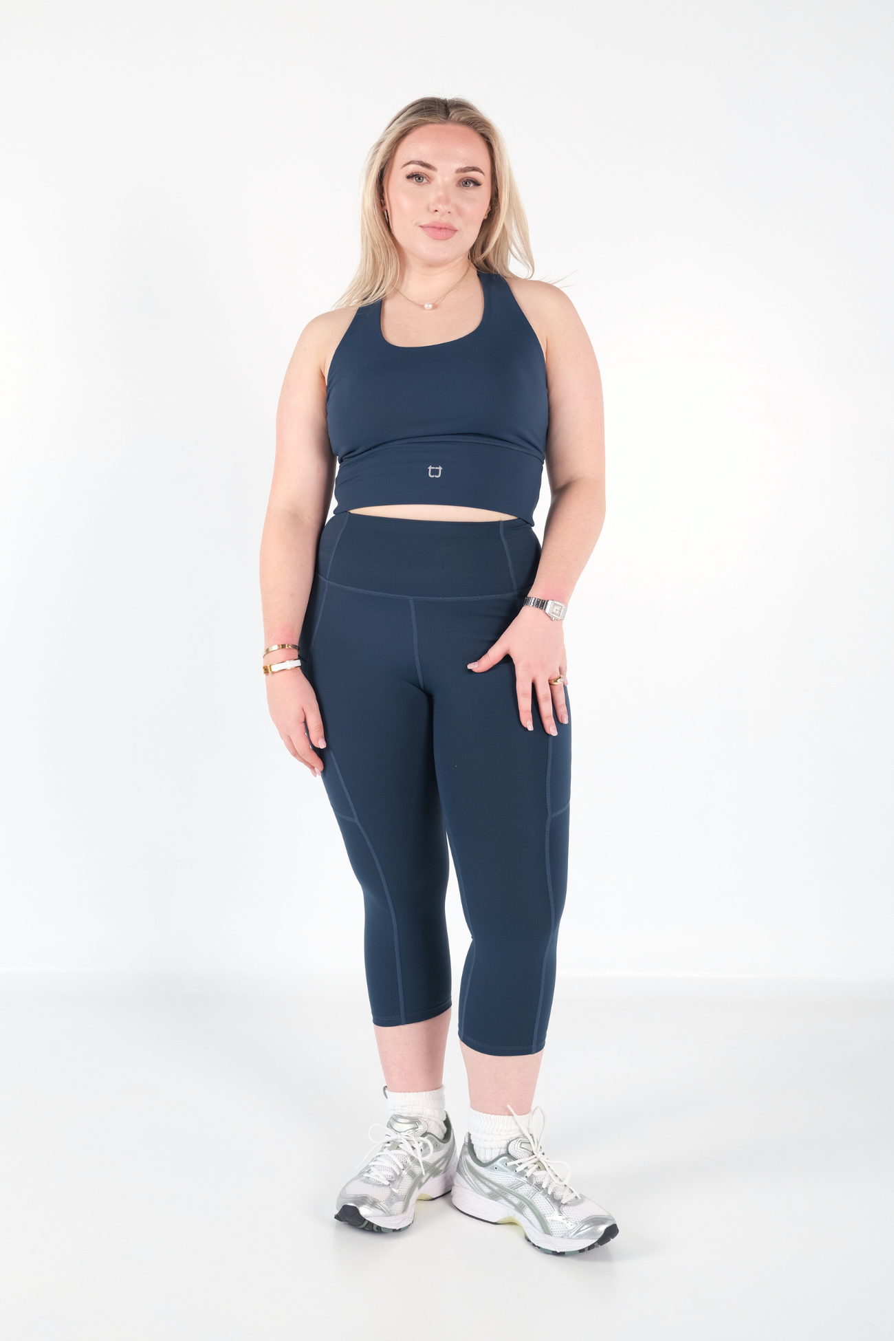 Darling 7/8 Leggings - Ocean Blue
