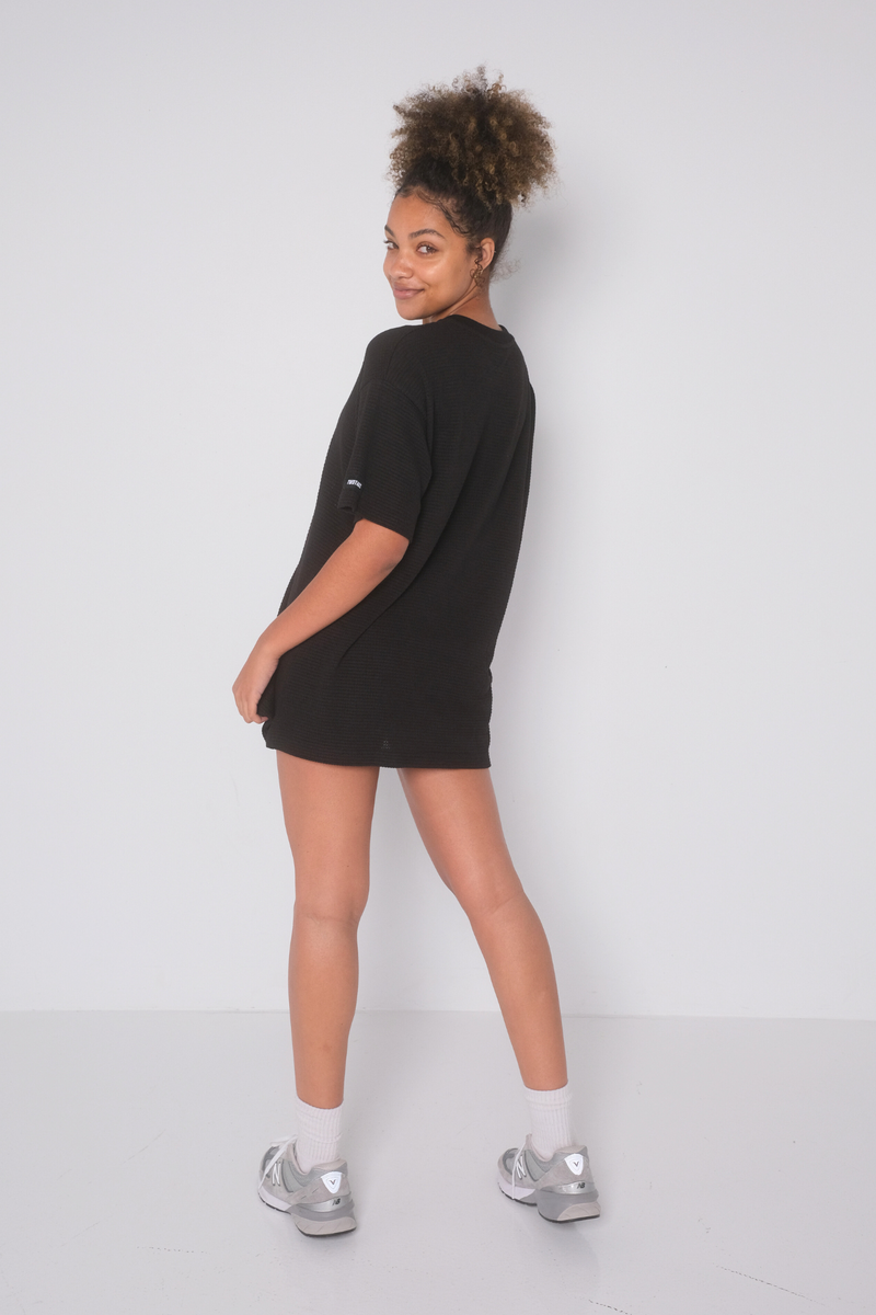 Lounge Oversized Tee - Black