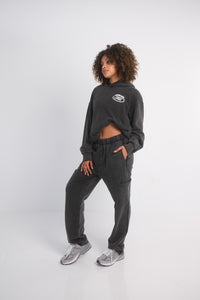 Cargo Jogger - Washed Black
