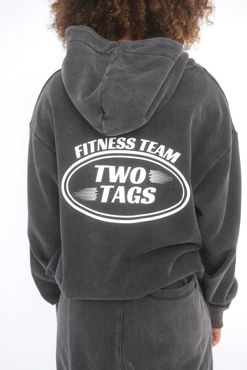 AW23 Team Hoodie - Washed Black