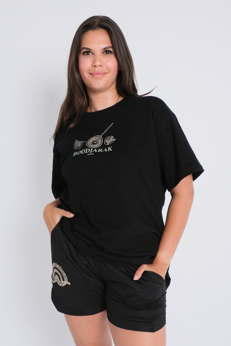 Weekend Reuben Tee -Black