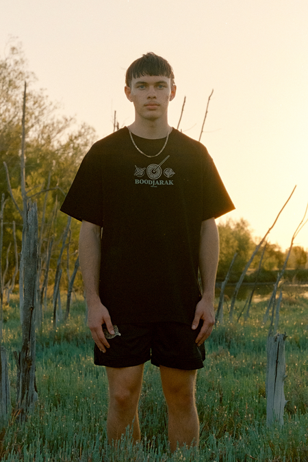 Weekend Reuben Tee -Black
