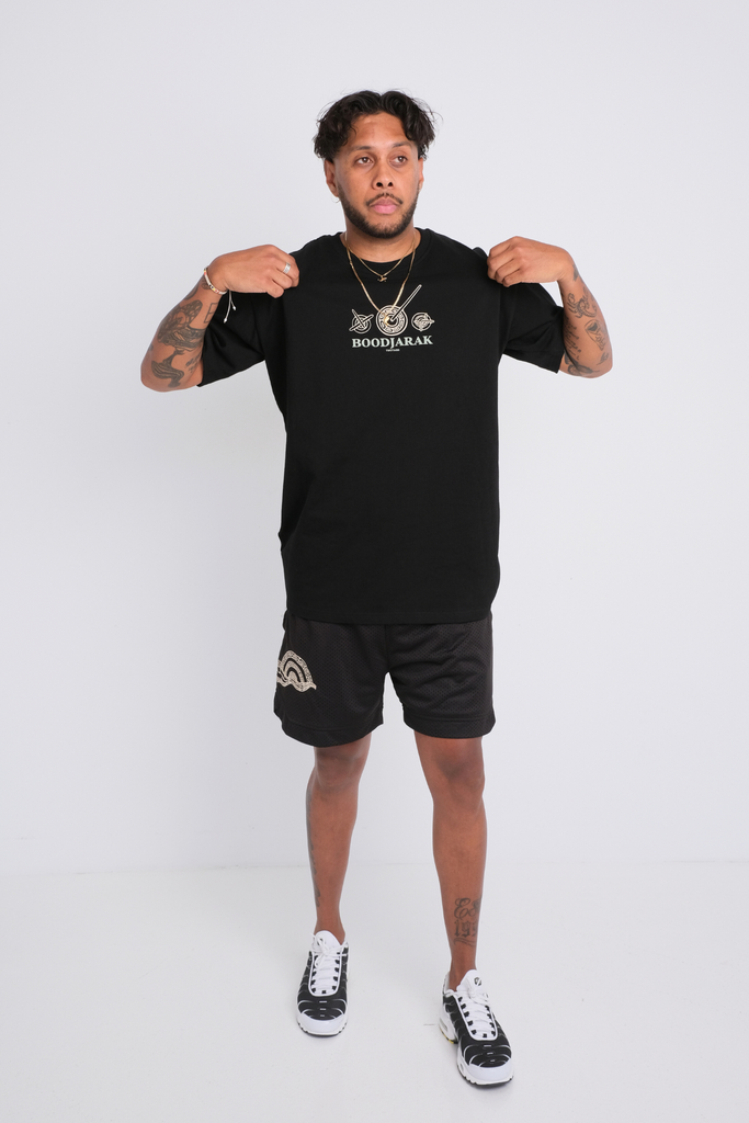 Rhythm Oversized T-Shirt- Black