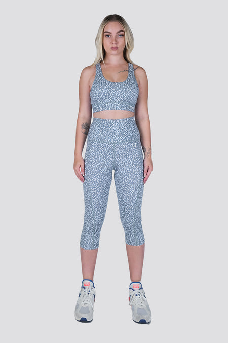 Split Flare Pocket Leggings - Black