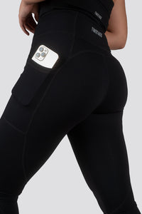 Sweetheart 7/8 V2 Highwaisted Leggings - Black