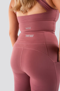 Sweetheart V2 Highwaisted Biker Shorts - Rose
